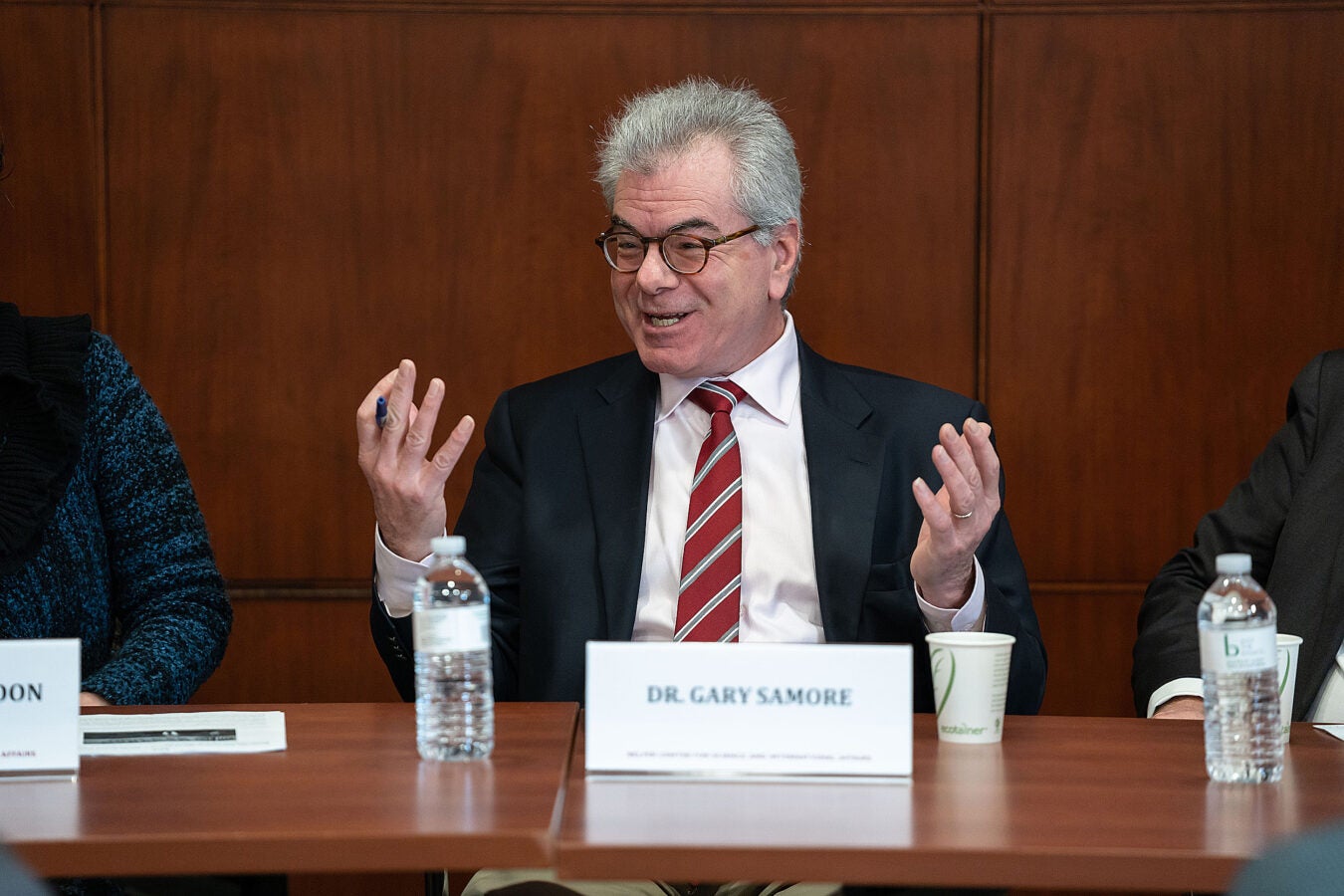 Gary Store speaking on a panel