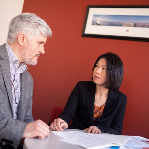 Harvard researchers Patrick Vinck and Phuong Pham are working on reconciling the conflict between trust in institutions and treating Ebola.