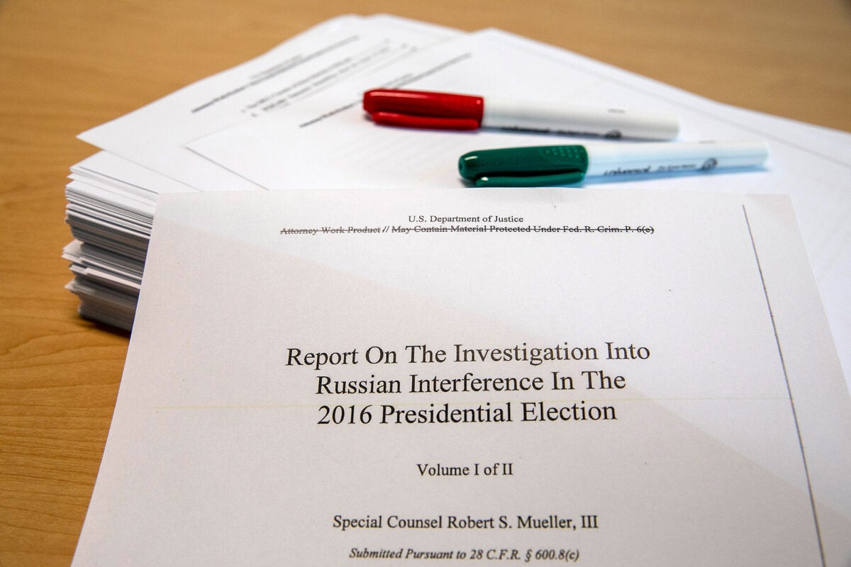 The redacted version of Robert Mueller's investigative report was released on Thursday.