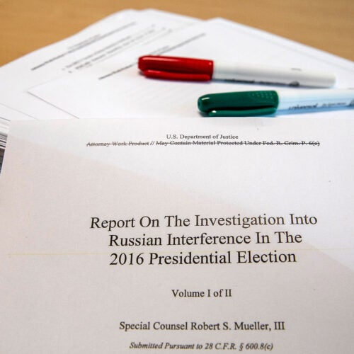 The redacted version of Robert Mueller's investigative report was released on Thursday.