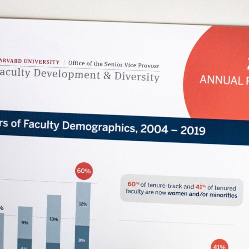 Cover of the annual report of the Office of Faculty Development and Diversity.