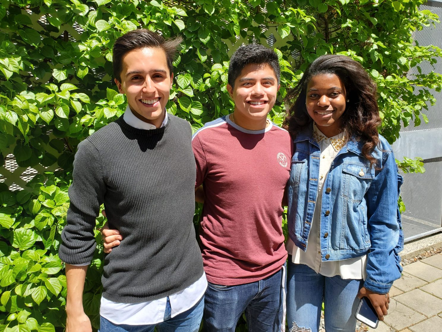 three students