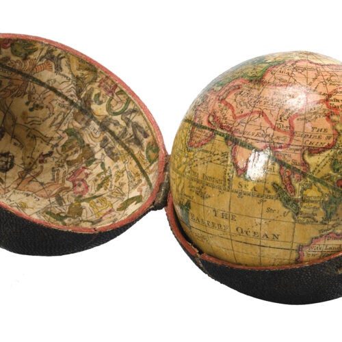 Ebenezer Storer Pocket Globe.