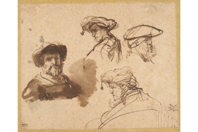 Four Studies of Male Heads,