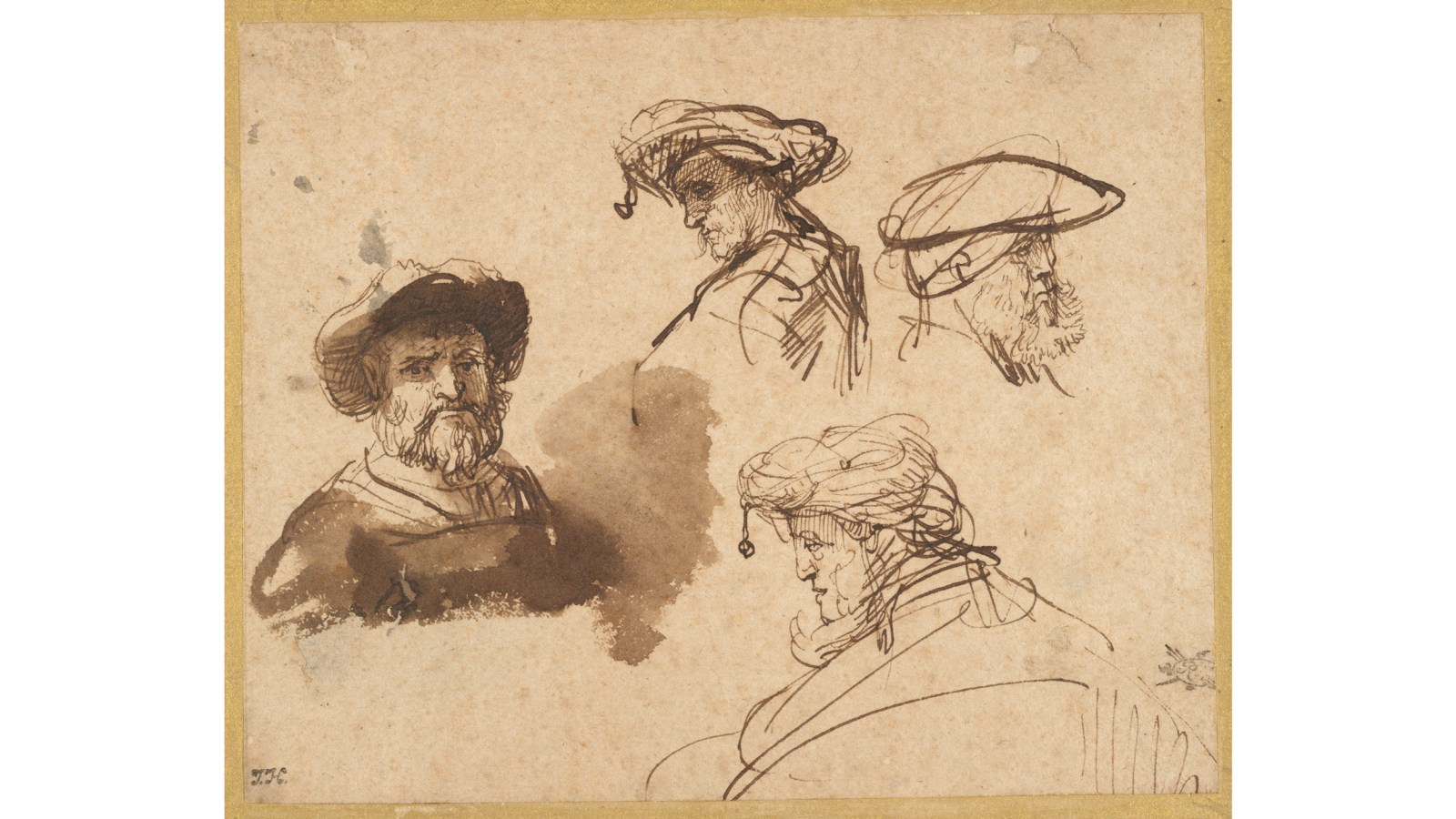 Rembrandt Drawing Offers A Close Look At Artists Hand
