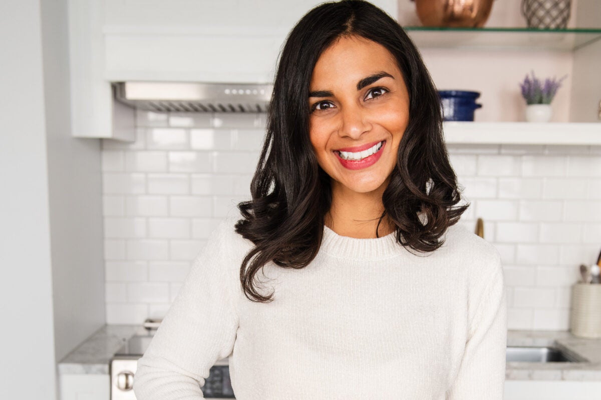 Harvard Law School grad Nisha Vora '12 left law to explore vegan cooking and cuisine. 