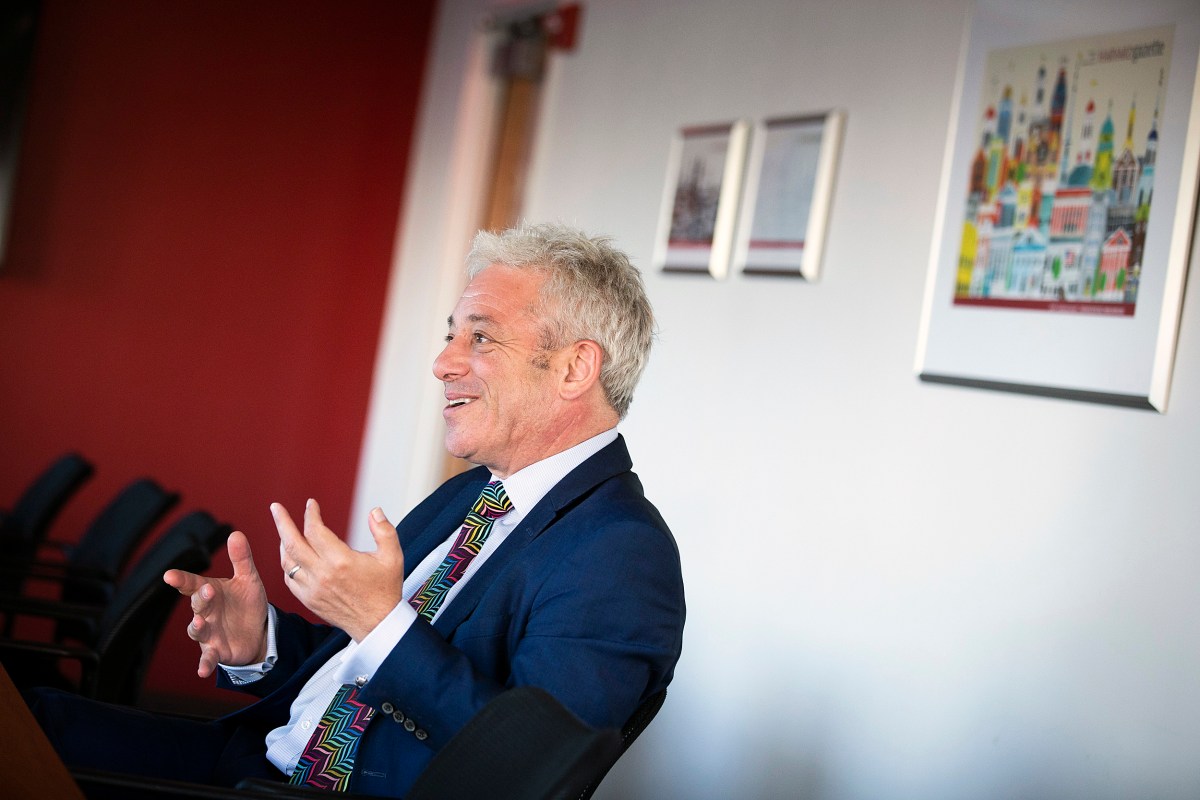 Speaker Of The House Of Commons John Bercow Visits Harvard S