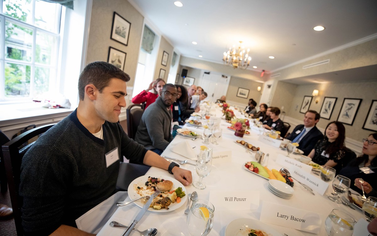 Luncheon with students