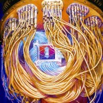 Artist's drawing for Google Quantum