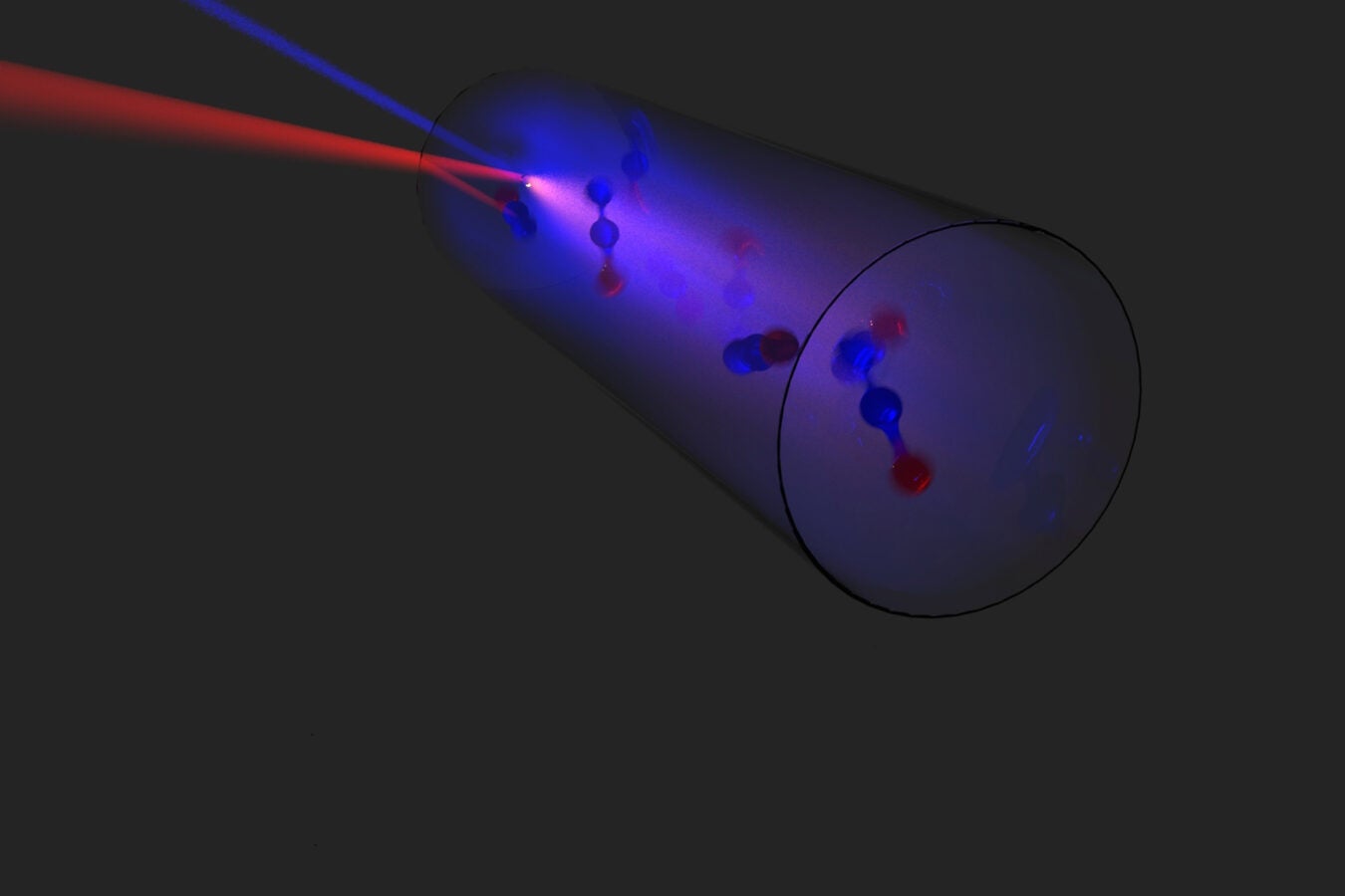 Illustration of a laser