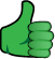 thumbs-up emoji in green