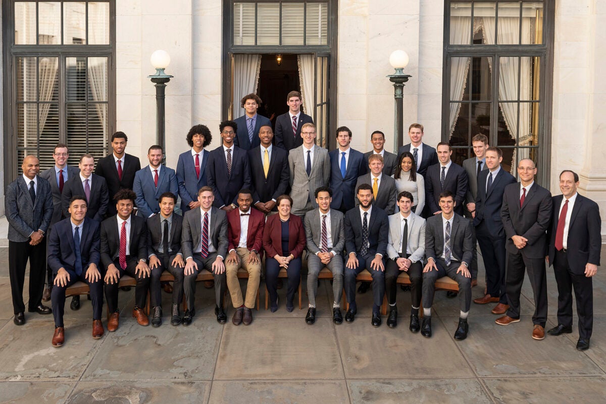 Harvard basketball team.