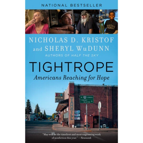 "Tightrope" book cover.