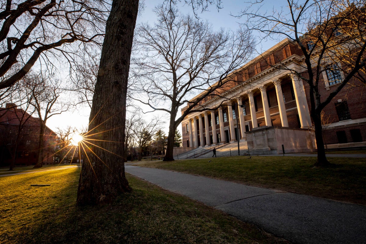 Widener Library at Harvard University.