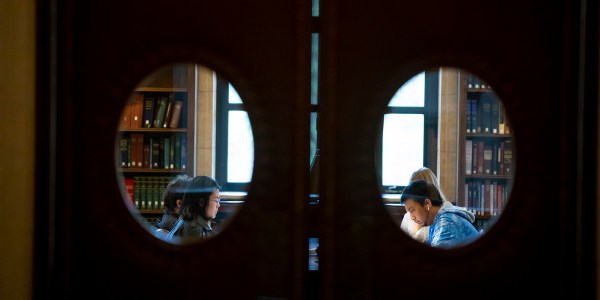 Students studying.