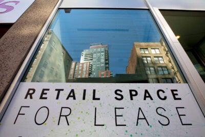 Office space for lease in downtown Boston.