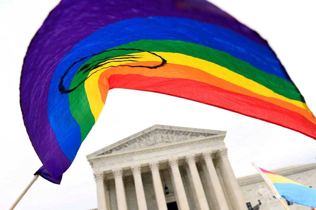 Rainbow flag in D.C.