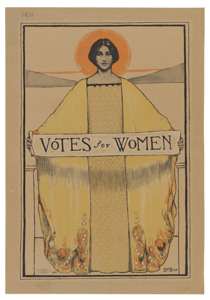 Suffrage poster.