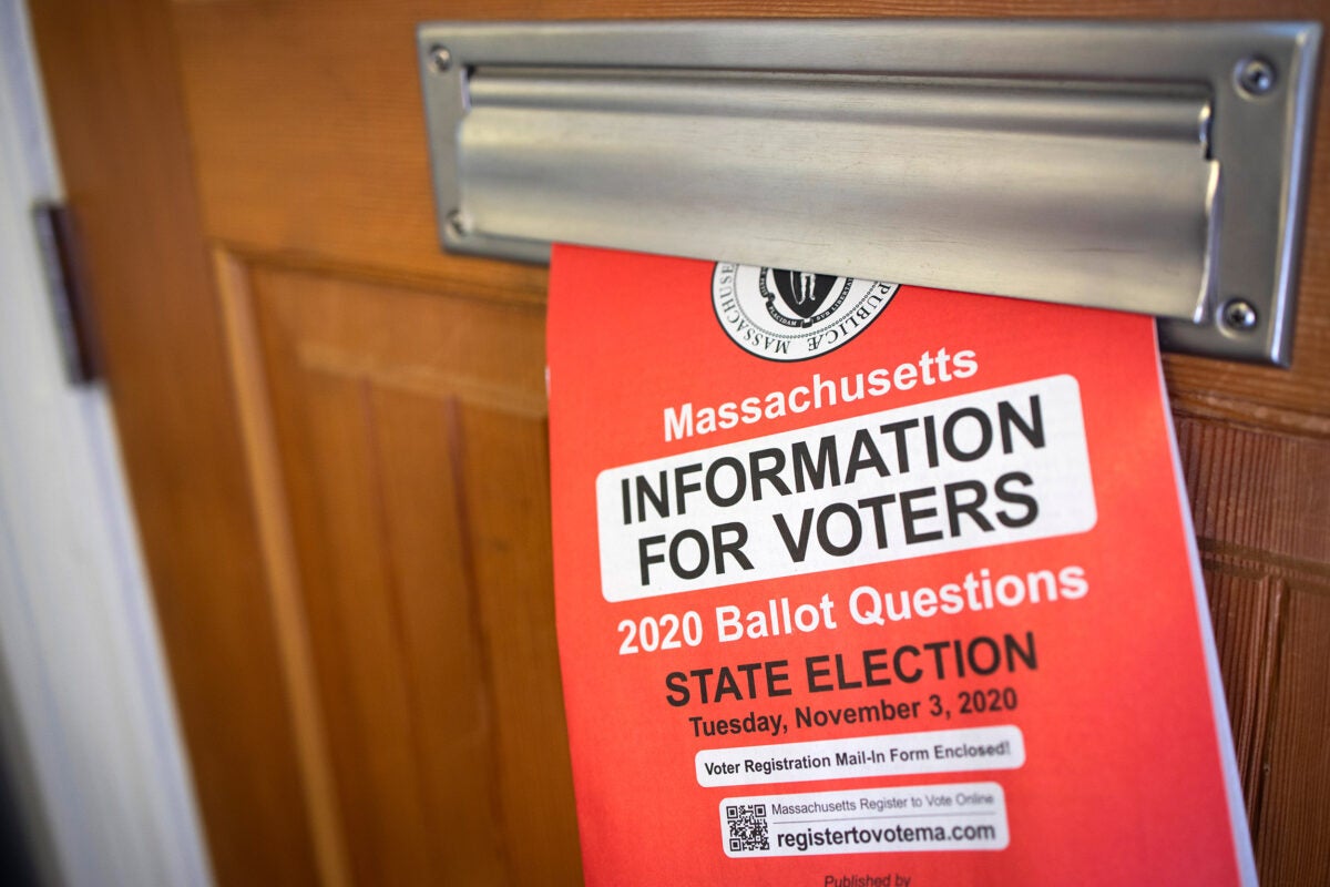 Massachusetts Information for Voters booklet.