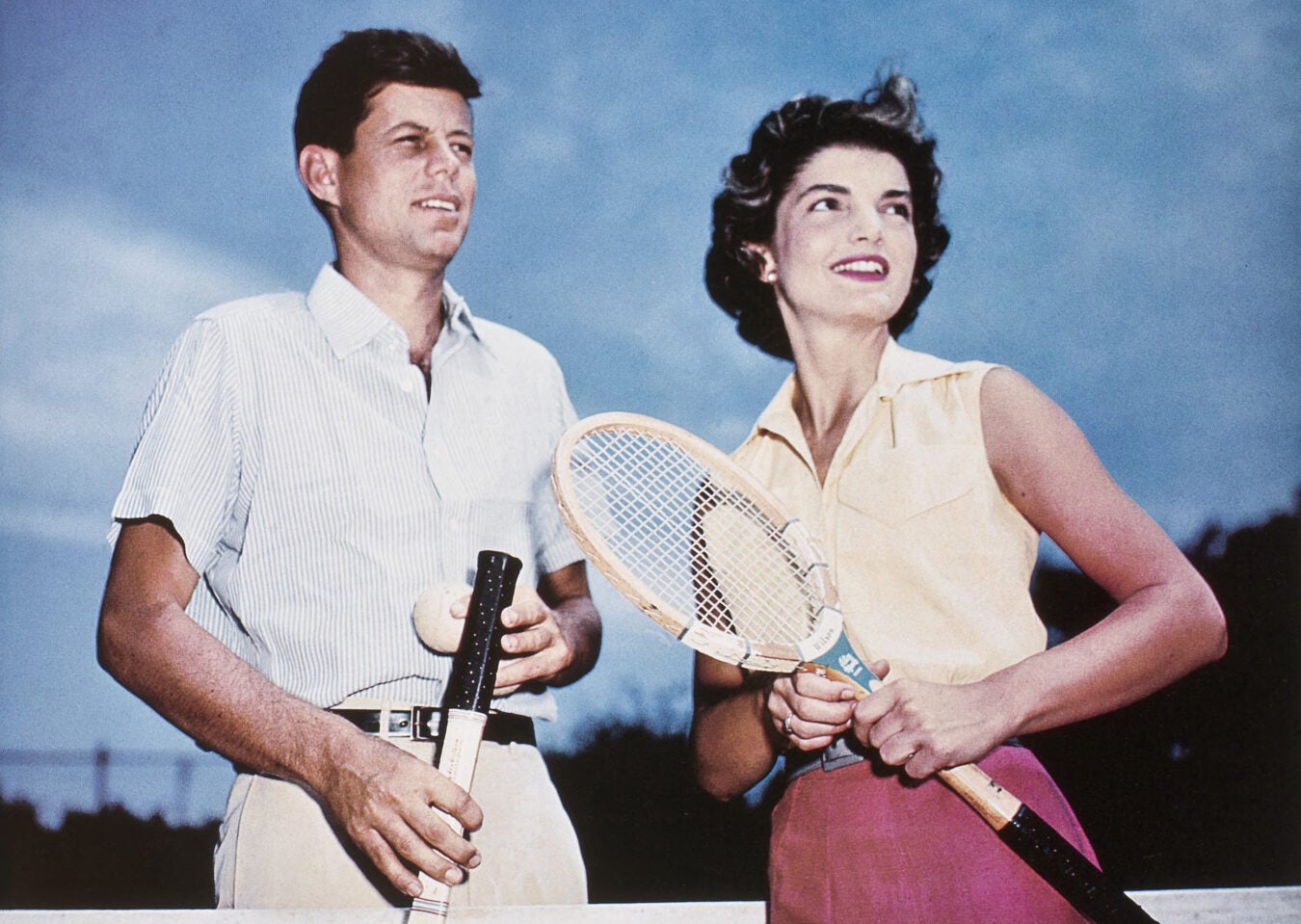 Jacqueline Kennedy and JFK.