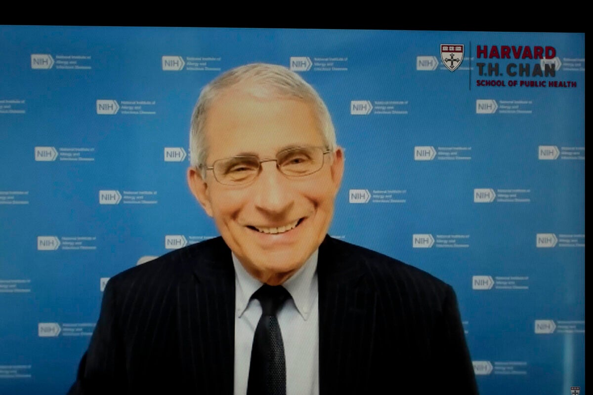 Anthony Fauci offers a timeline for ending COVID-19 pandemic – Harvard  Gazette