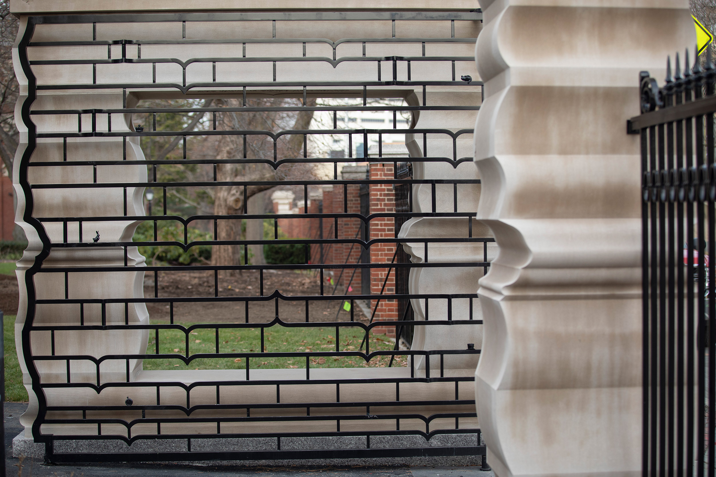 New Peter J. Solomon Gate reveals hidden treasures — Harvard Gazette