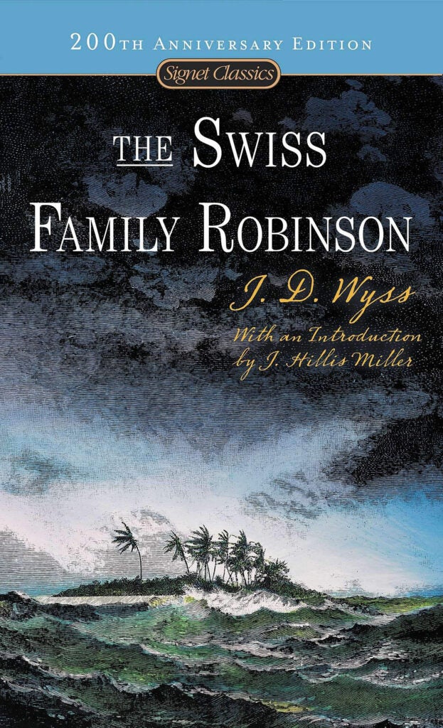 Cover of “The Swiss Family Robinson” by Johann David Wyss.