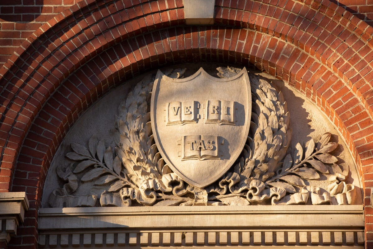 Lowell Hall features a Veritas and bricks.