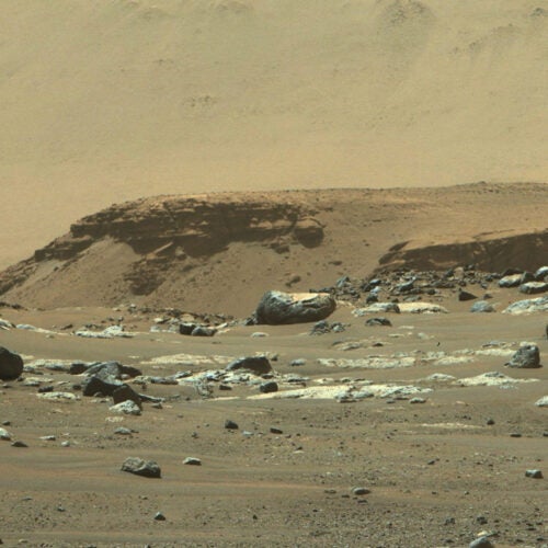 Sediments on Mars.