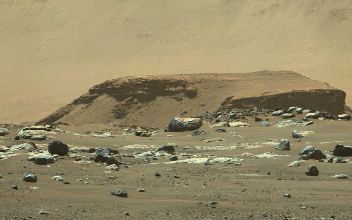 Sediments on Mars.