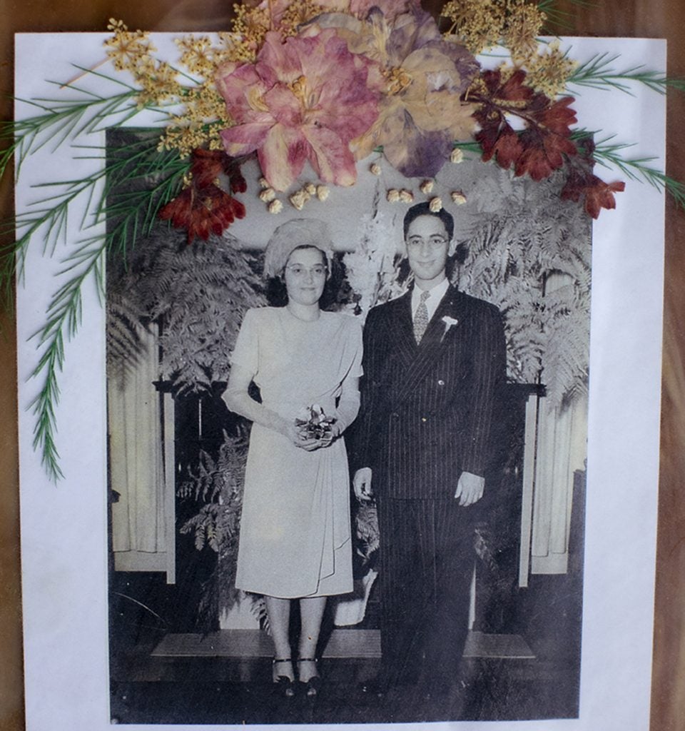 The Chernoff's wedding photo.