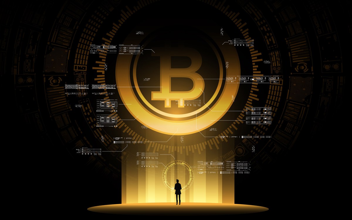 Bitcoin illustration.