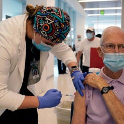 Unvaccinated older people leave northern states vulnerable to COVID surge