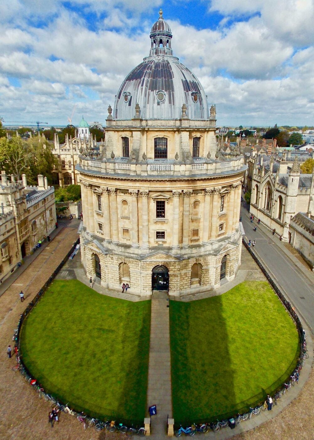 The Radcliffe Camera building at the University of Oxford.