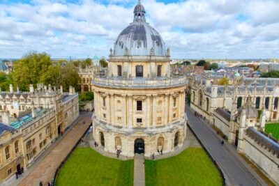 The Radcliffe Camera building at the University of Oxford.