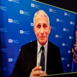 Fauci speaks to the perilous moment in Harvard lecture
