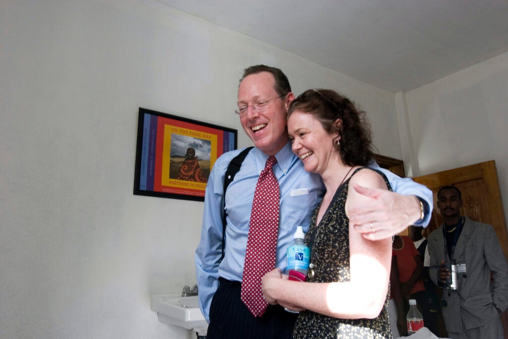 Paul Farmer and Louise Ivers.