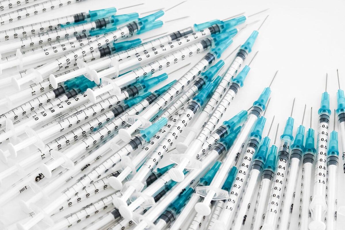 Vaccine needles.