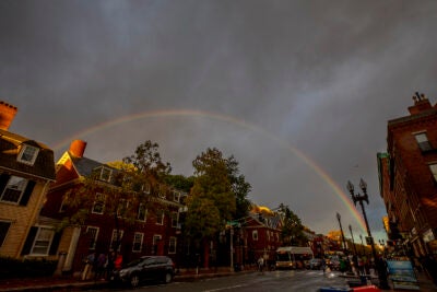 Rainbow over Mass Ave.