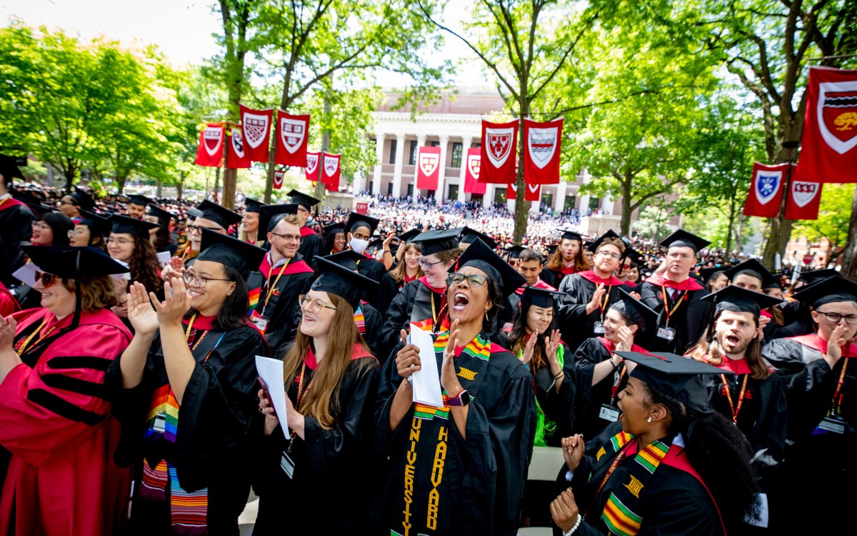 Commencement in the Yard.