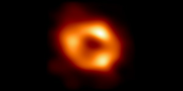 First image of Sagittarius A* (or Sgr A* for short), the supermassive black hole at the center of our galaxy.
