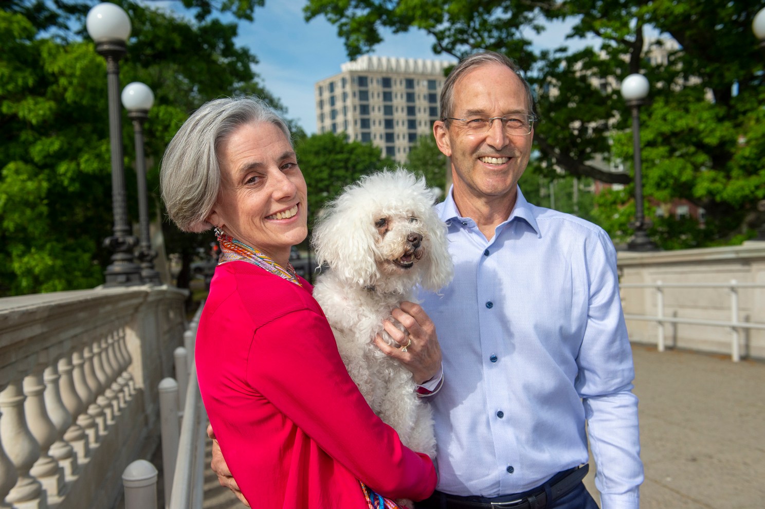 Deans Eileen Reynolds and Daniel Deschler