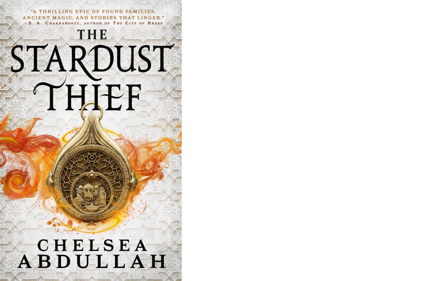 Book cover: “The Stardust Thief” by Chelsea Abdullah.