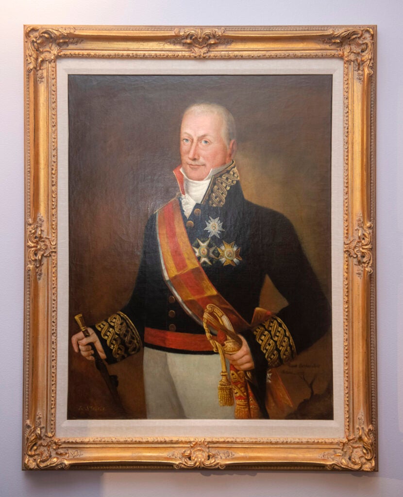 “Nicolas de Mahy y Romo, (Captain General of Cuba)” 1822, by Vicente Escobar.