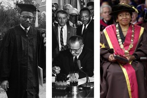 James Meredith graduates; President Johnson signs Civil Rights Act; Ruth Simmons is inaugurated as Brown University's president.