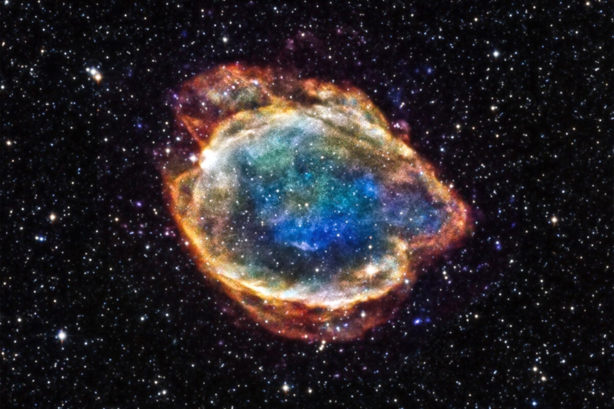 remnant left over from a Type Ia supernova