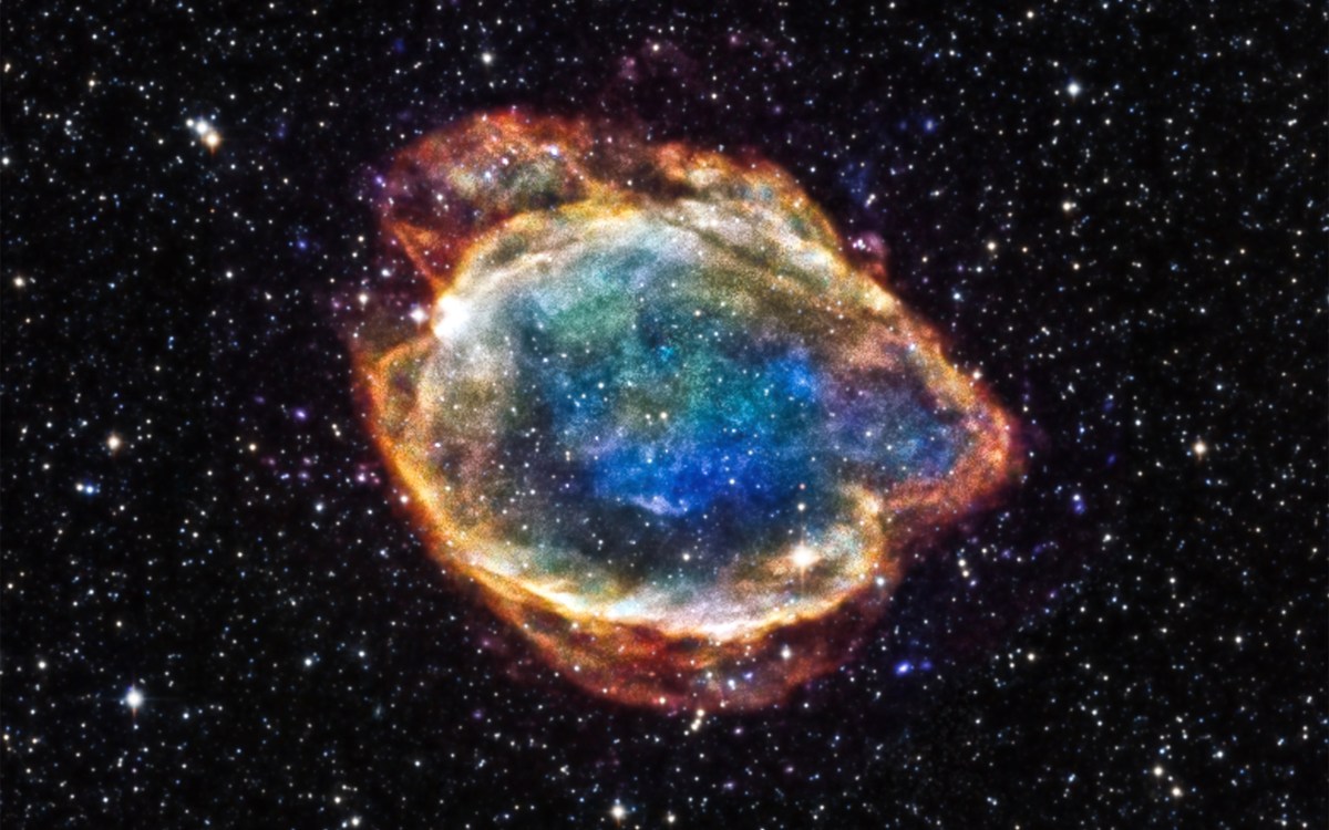 remnant left over from a Type Ia supernova