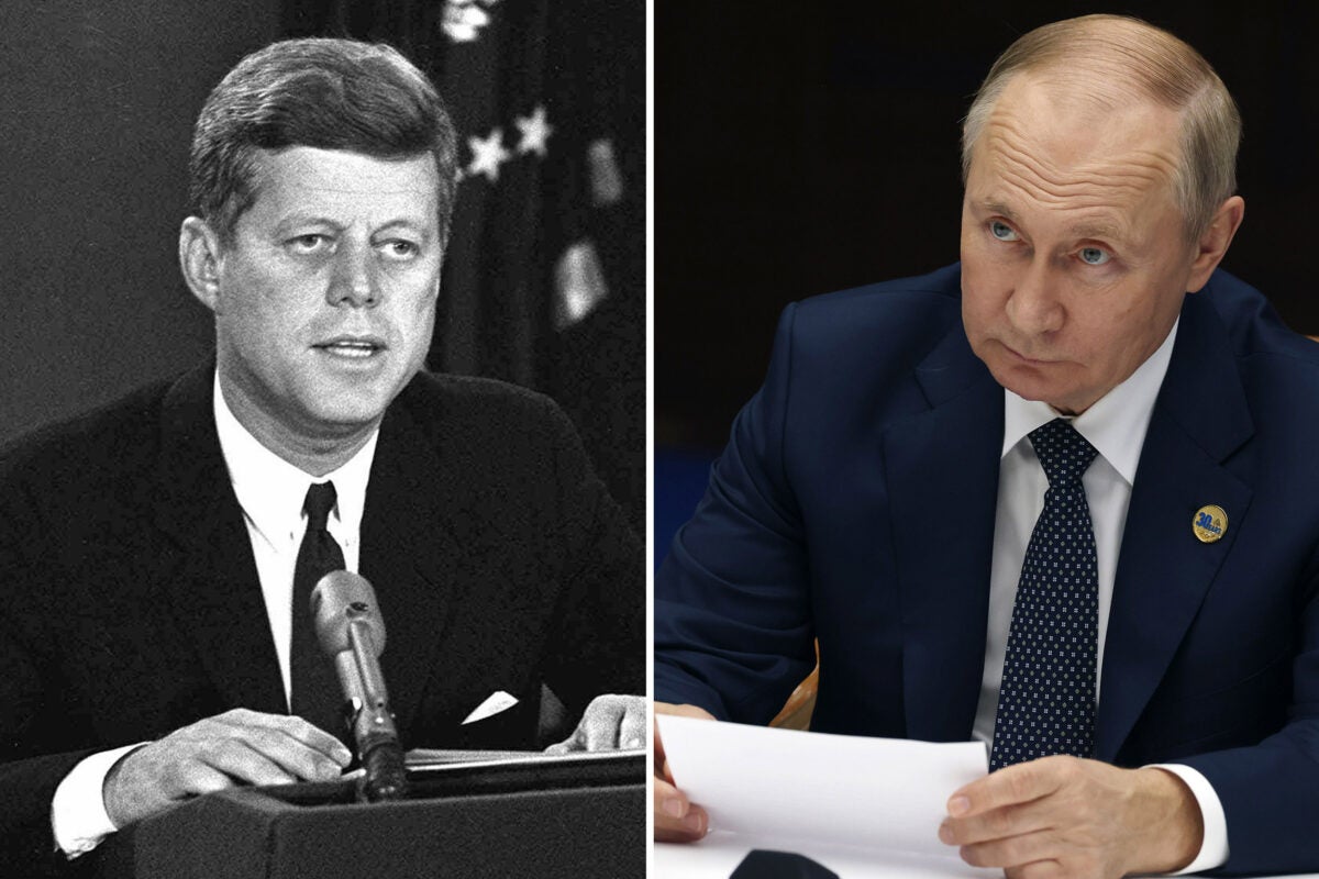 John Kennedy and Putin.