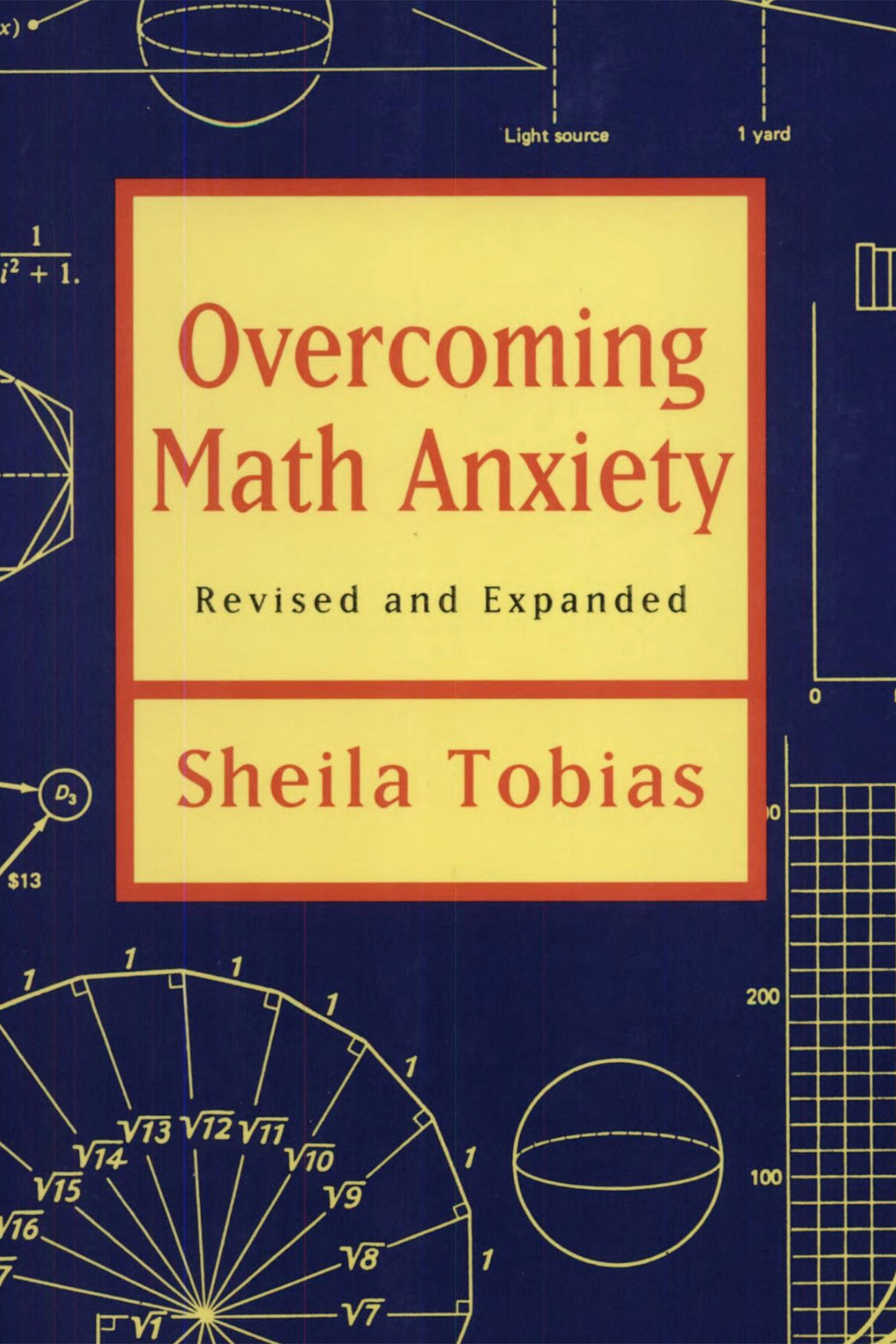 Overcoming math anxiety book cover.