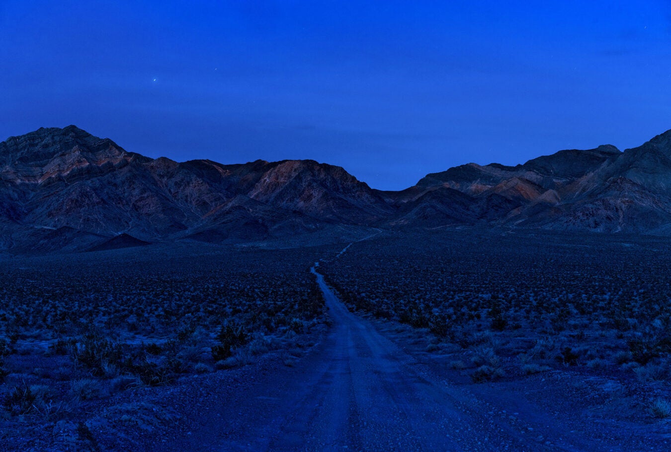 “Mountain Range Surrounding the Nevada Test Site.”